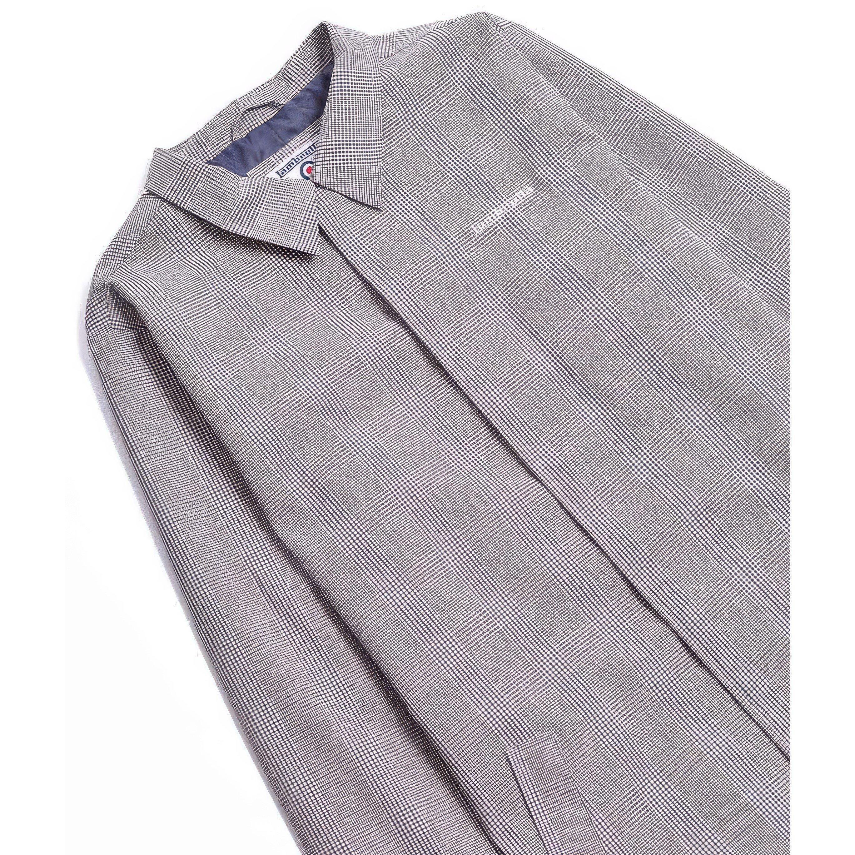 Lambretta Check Mac Overcoat