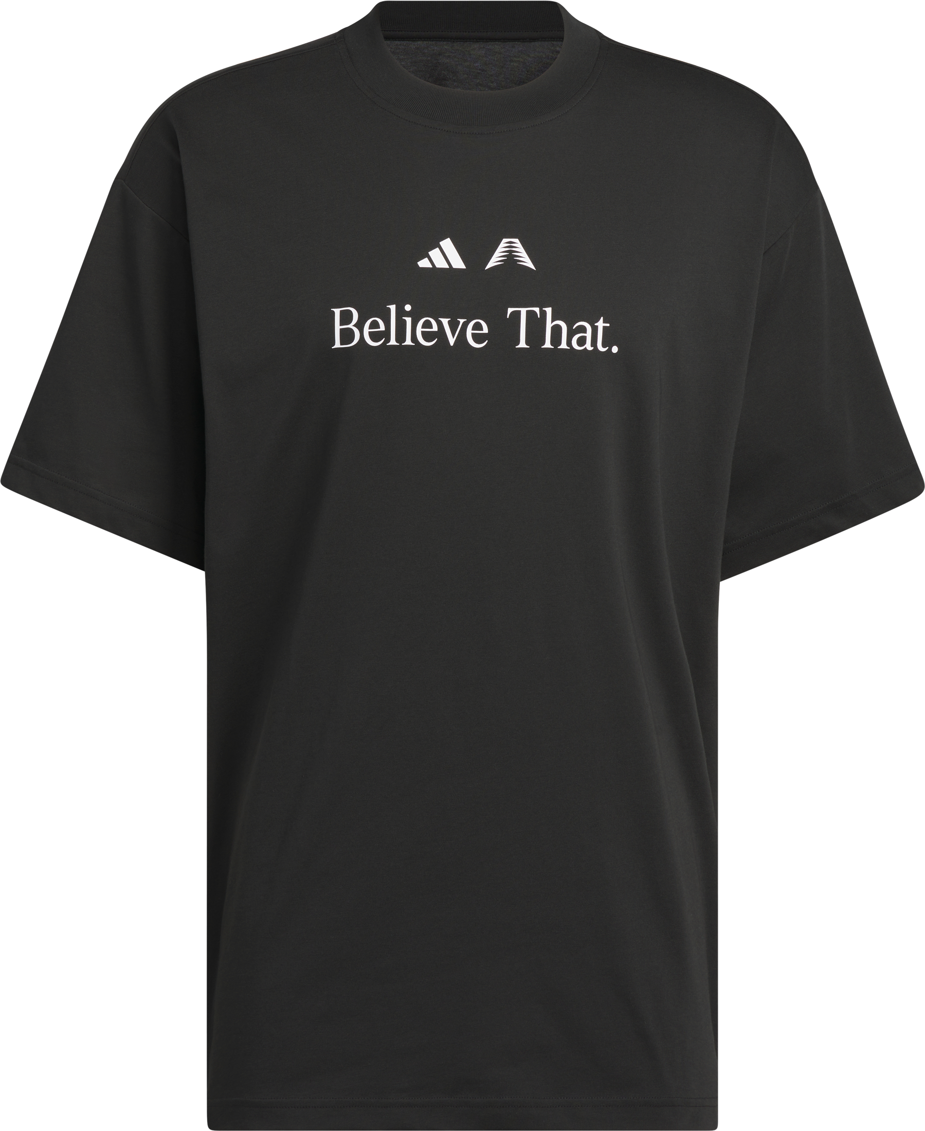 adidas Anthony Edwards Believe T-Shirt Schwarz