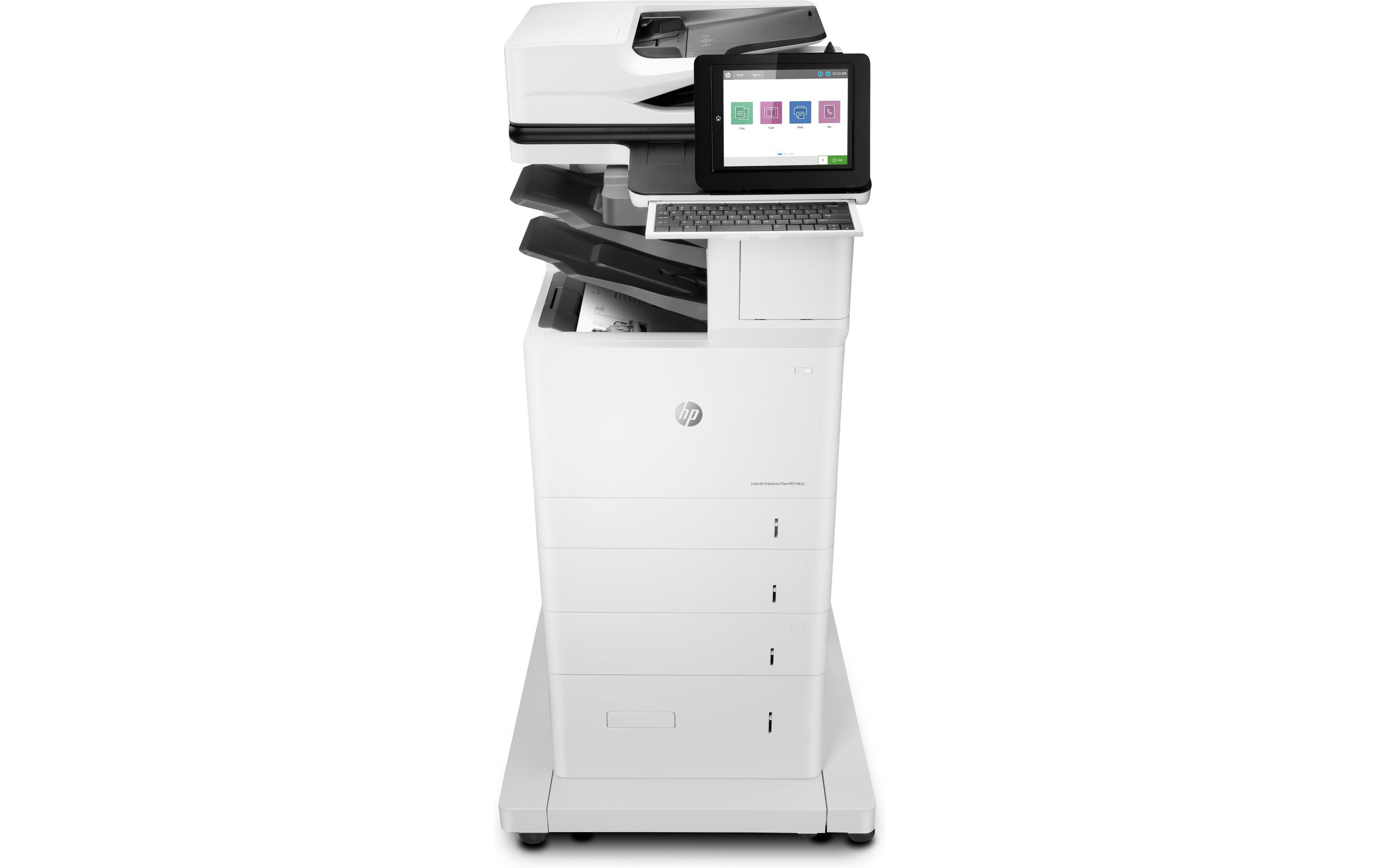 Multifunktionsdrucker LaserJet Enterprise Flow MFP M635z<br>4-in-1-Monolaser-Multifunktionsdrucker für grosse Arbeitsgruppen