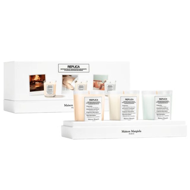 Replica coffret set 3 bougies parfumées MAISON MARGIELA