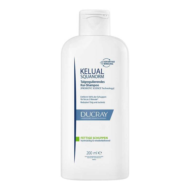 Ducray Kelual Squanorm Anti-Schuppen Shampoo fettig, 200 ml