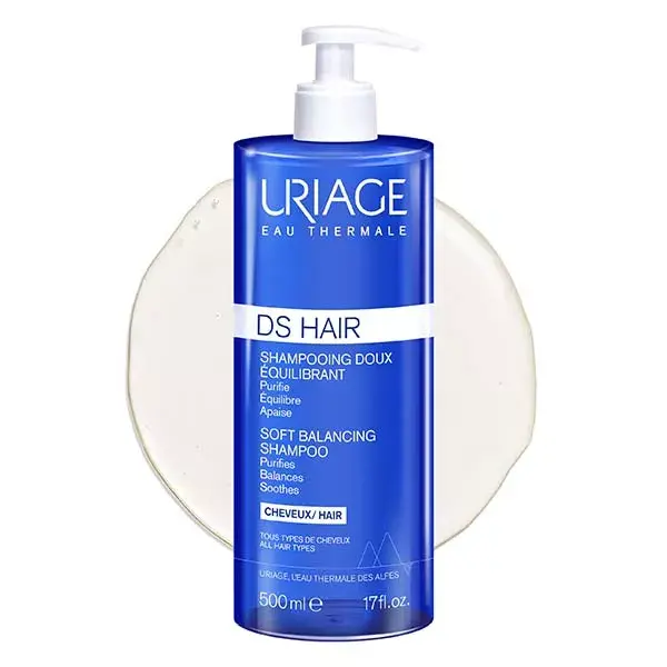 Uriage DS Hair Shampoo Suave, Equilibrante e Calmante 500ml