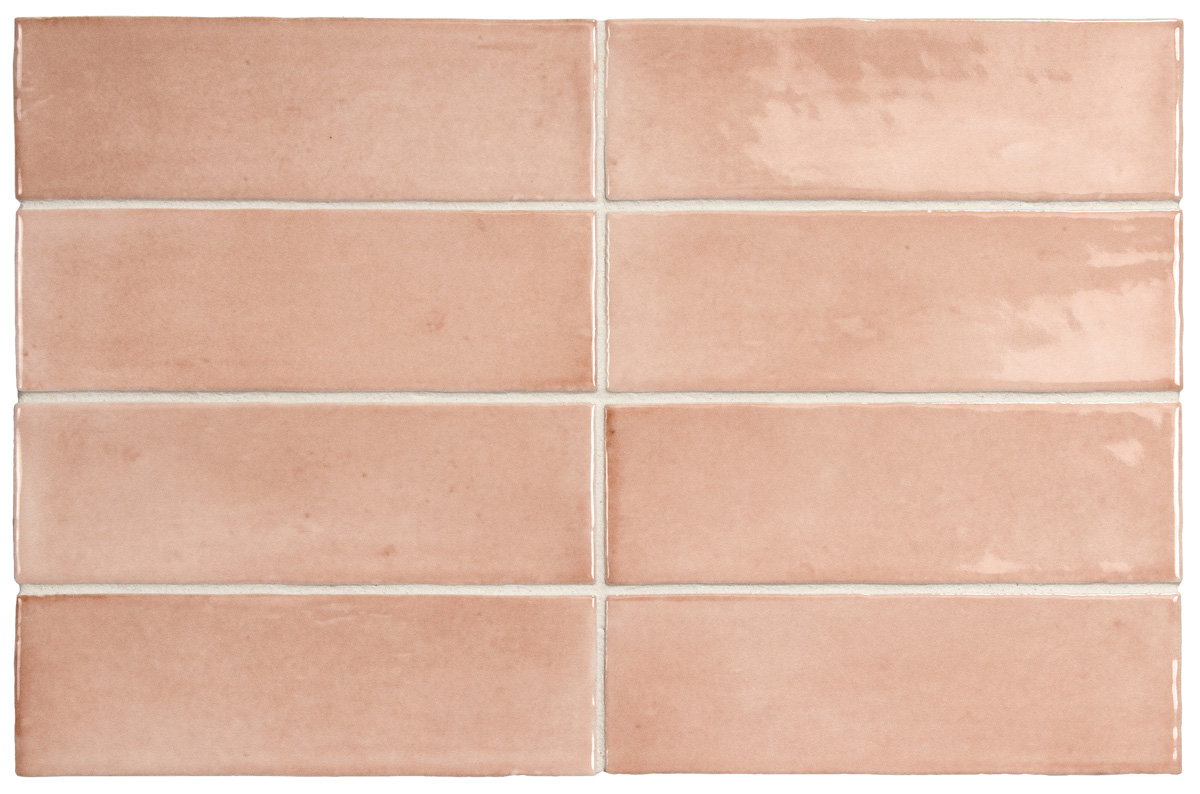 Jabo Premium Koko wandtegel 15x5cm zalm roze glans