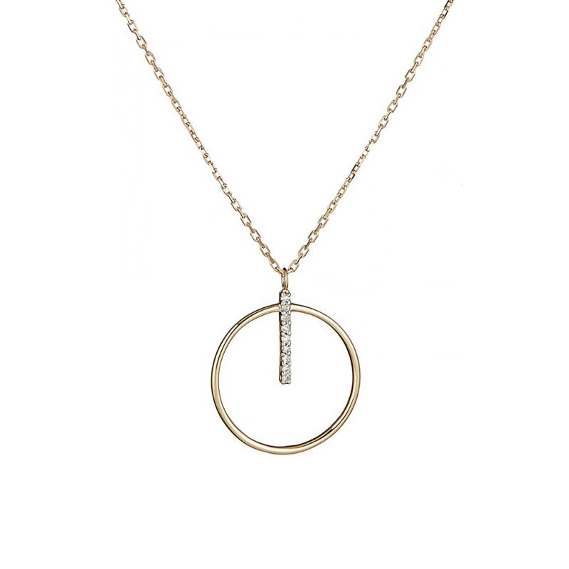 Collier Or Jaune et Diamant