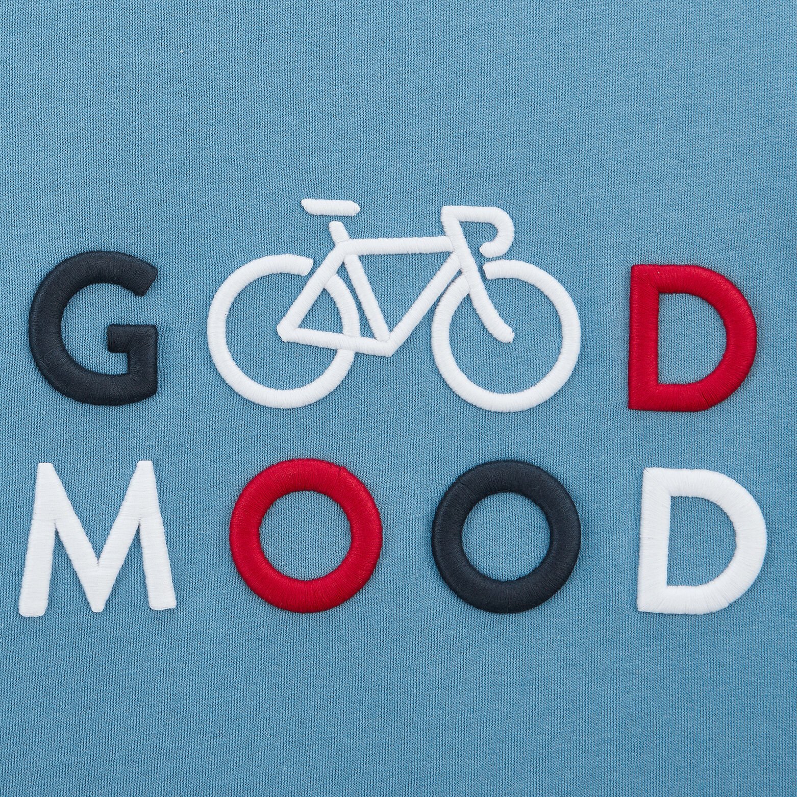Sweat col rond licence Tour de France Bleu