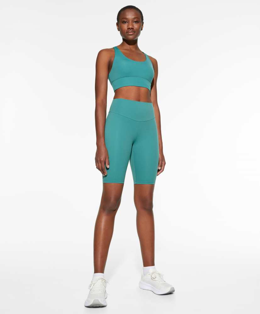 Calça legging de ciclismo Comfortlux de cintura alta, 25 cm