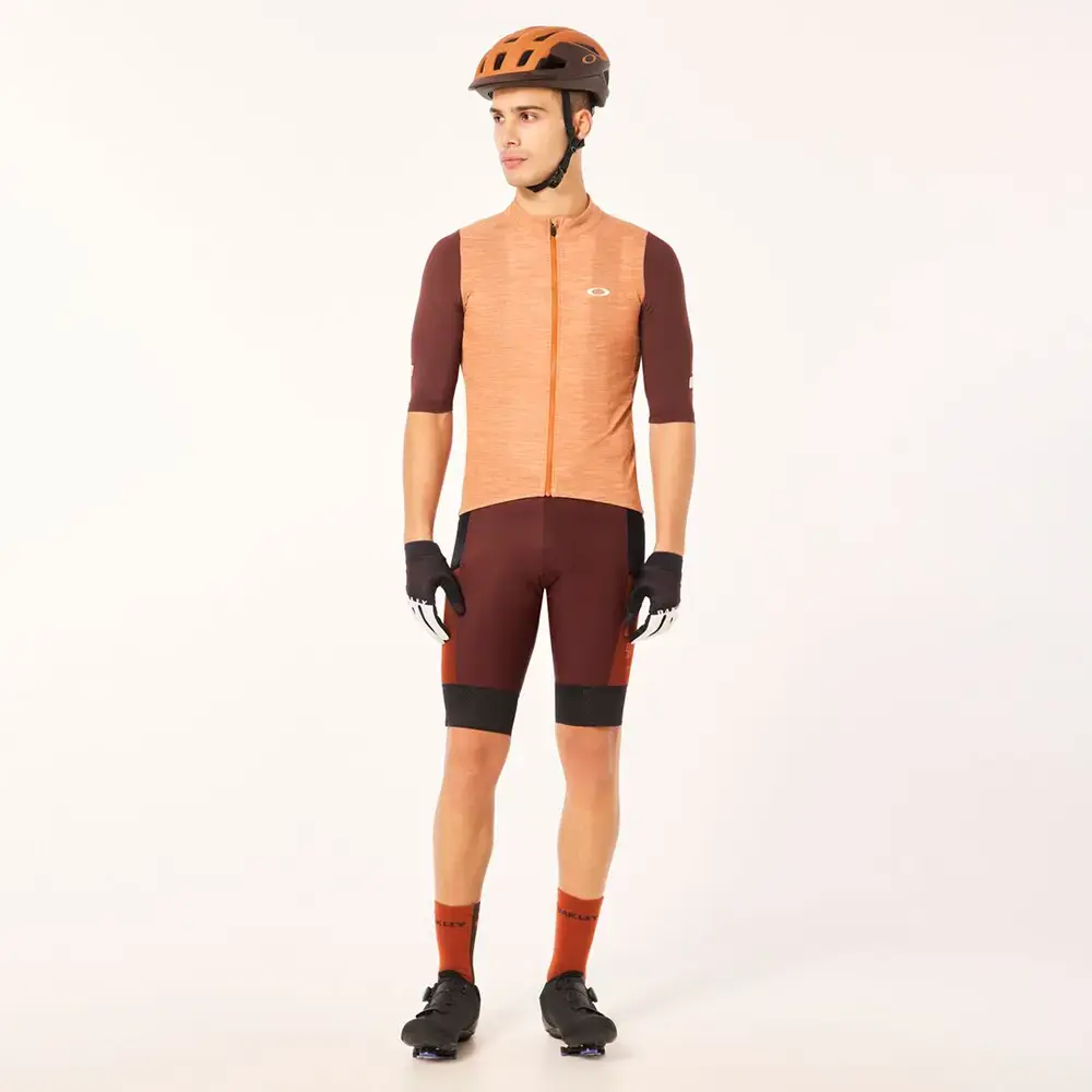 Oakley Off Grid Gravel Fietsshirt Korte Mouwen Oranje/Bruin Heren