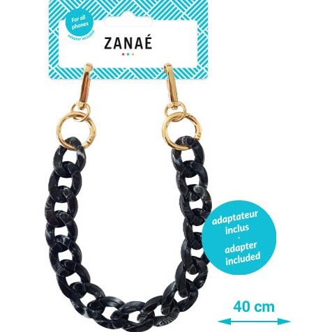 ZANAÉ Smartphone Armband Marble Vibe, Winter black