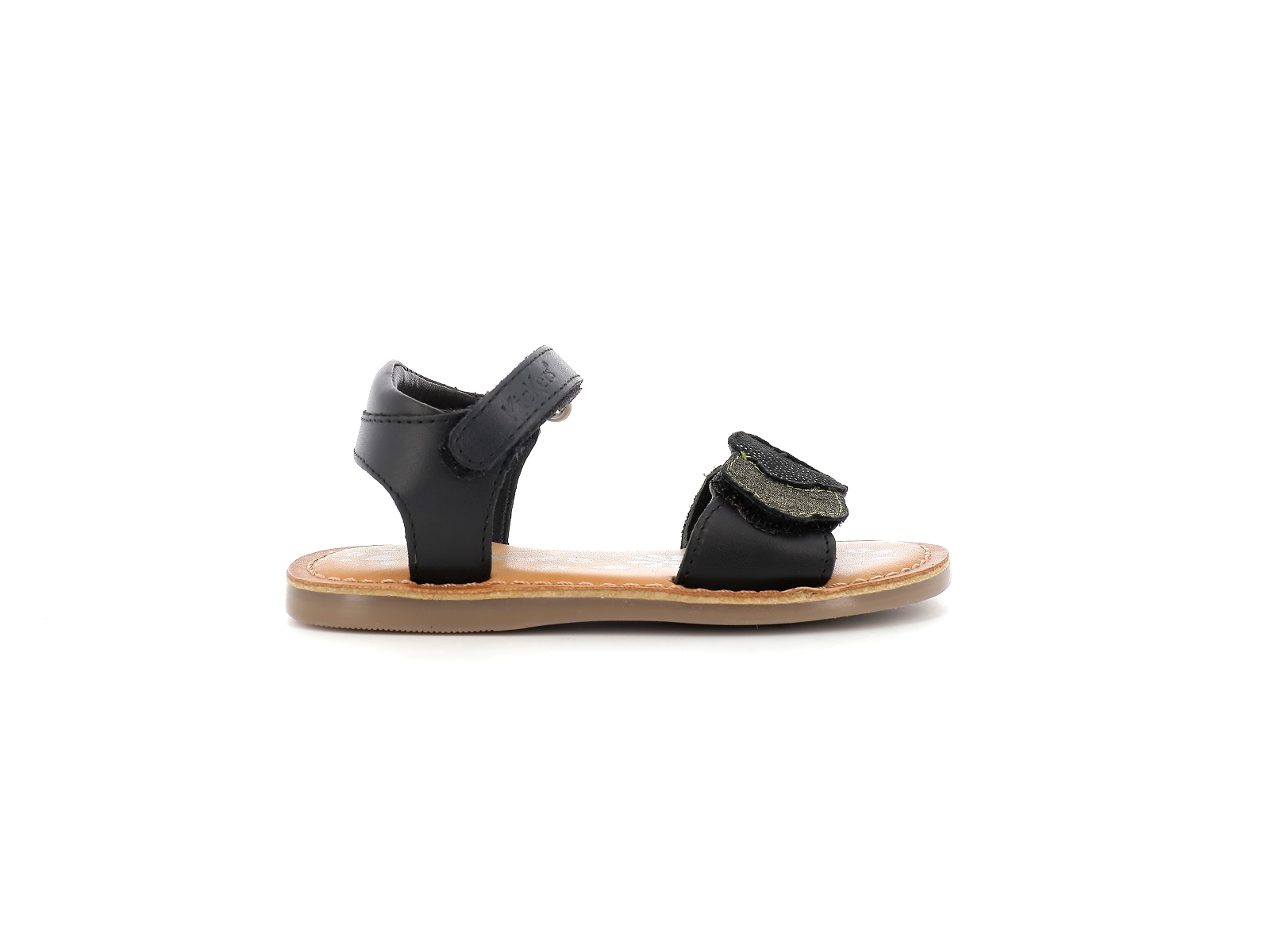 Kickers-DYASTAR Cuir Noir