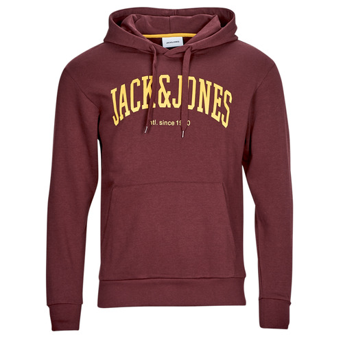 Jack & Jones - JJEJOSH SWEAT HOOD - Bordeaux