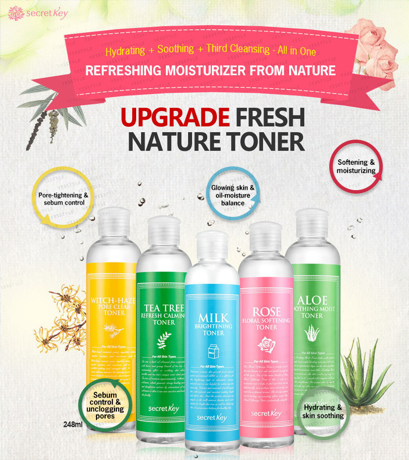 Secret Key - Fresh Nature Toner 248ml