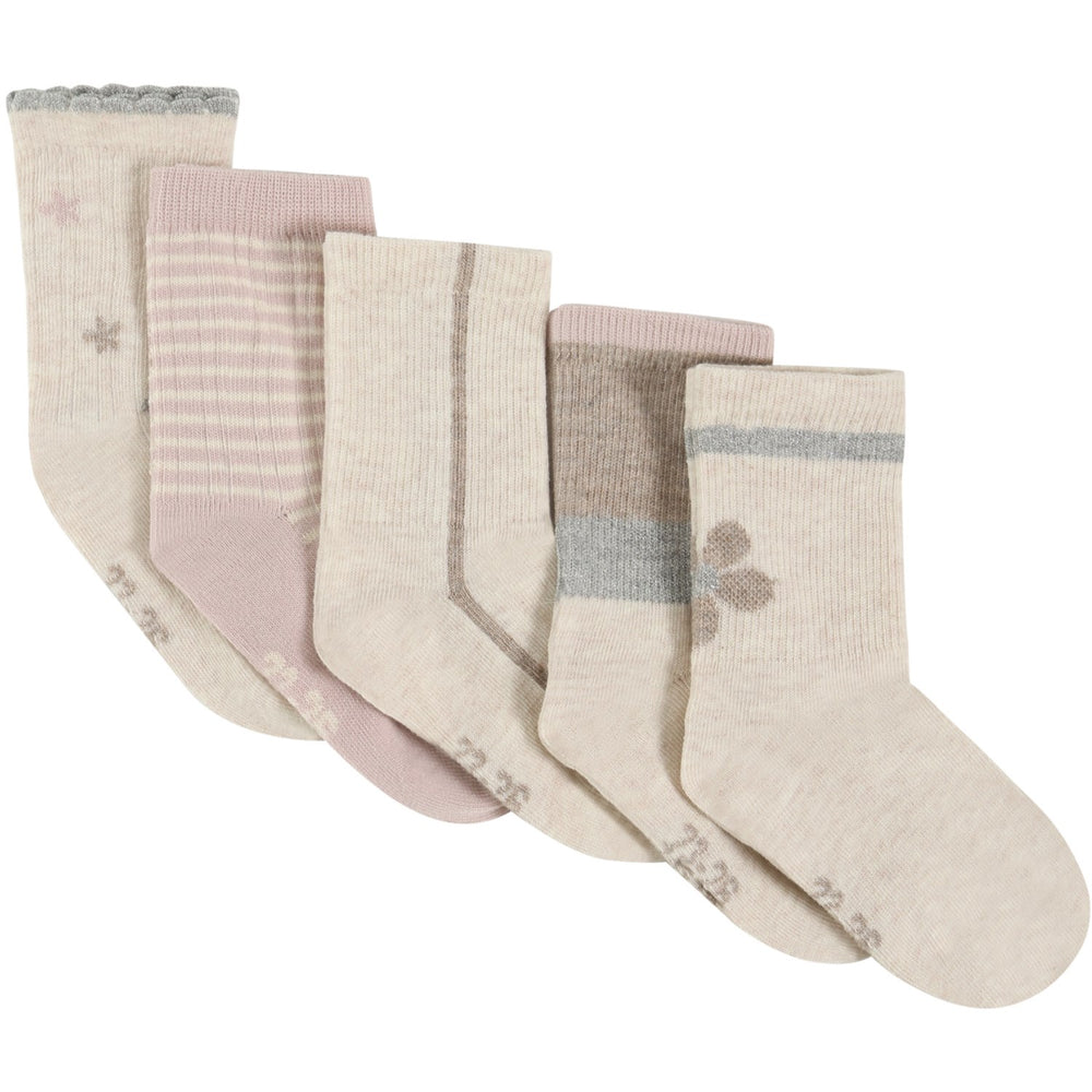 Køb Minymo Shell Strømper M/ Pattern 5-Pack