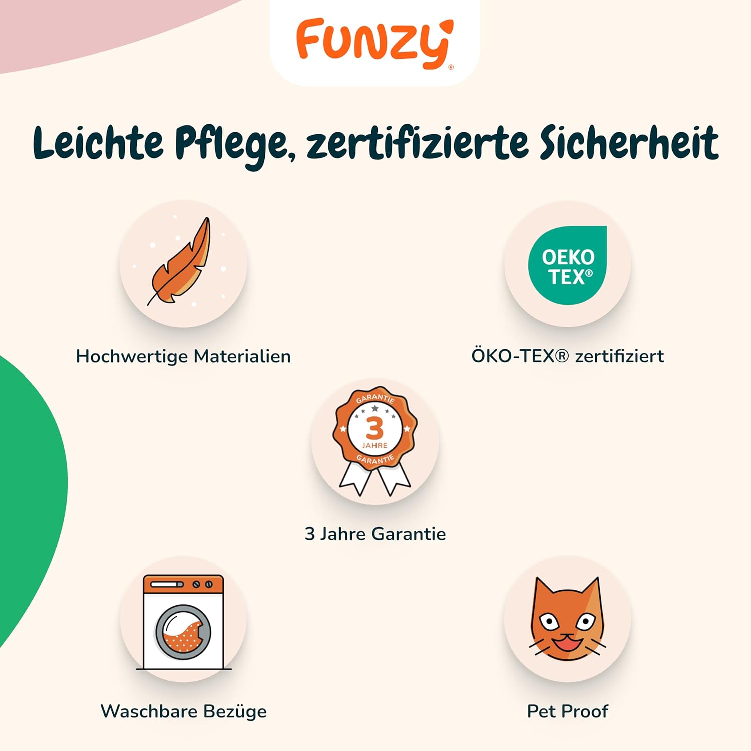 Funzy Sitzsack für Kinder aus Cord mit Füllung aus Schaumstoff, Kindersitzsack für Mädchen und Jungen aus hochwertigen Materialien, Oeko-TEX 100 Zertifiziert mit 3 Jahre Garantie, Koala Grau