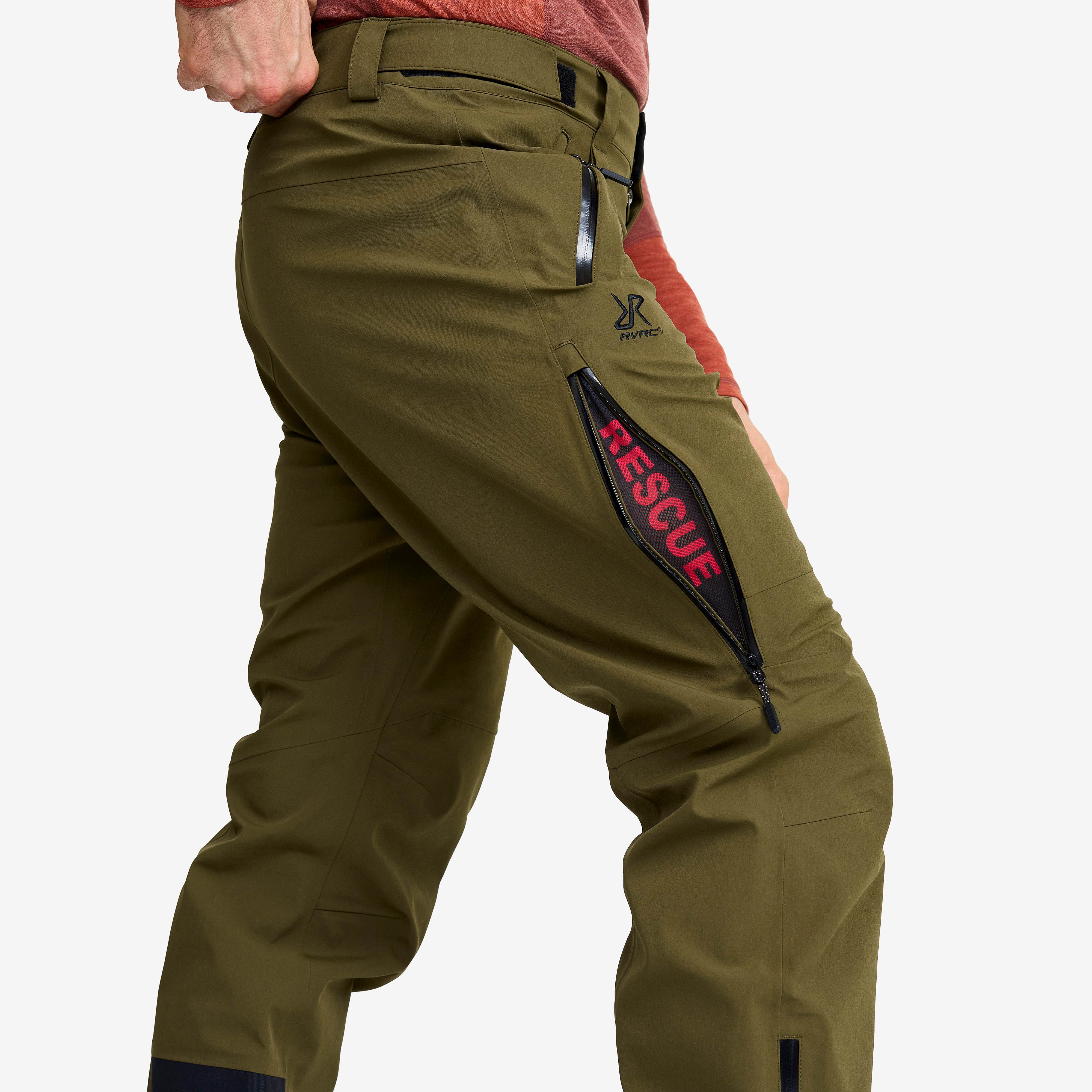 Cyclone 3L Shell Pants Herre Dark Olive