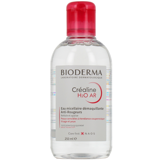 Crealine H2O AR : eau micellaire anti rougeurs - Rosacée, couperose