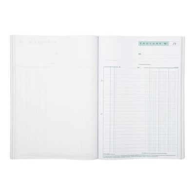Exacompta - 5 Manifolds Carnets de factures - 50 dupli - A4
