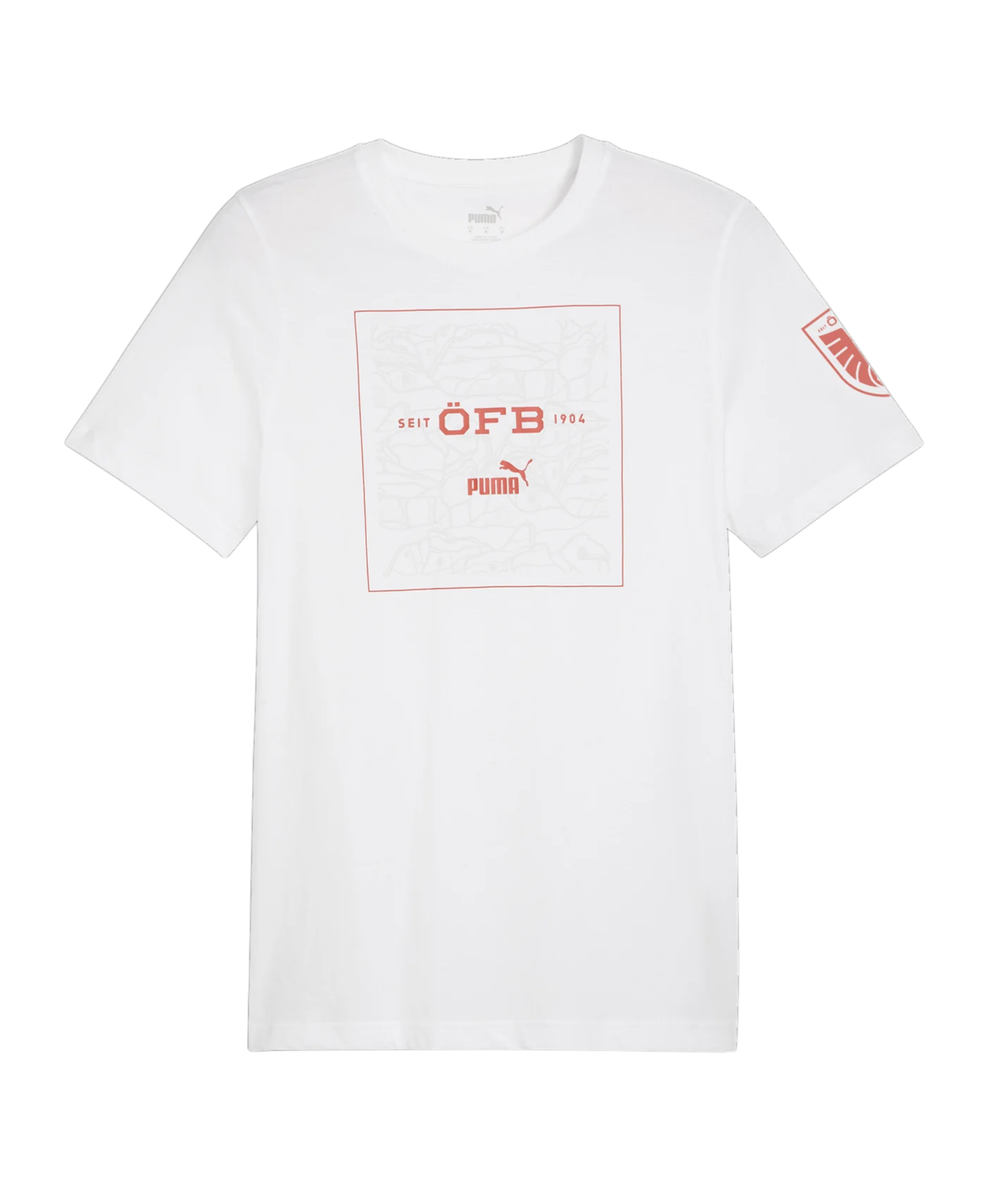 PUMA Österreich Ftbl Icons T-Shirt Kids Weiss F09