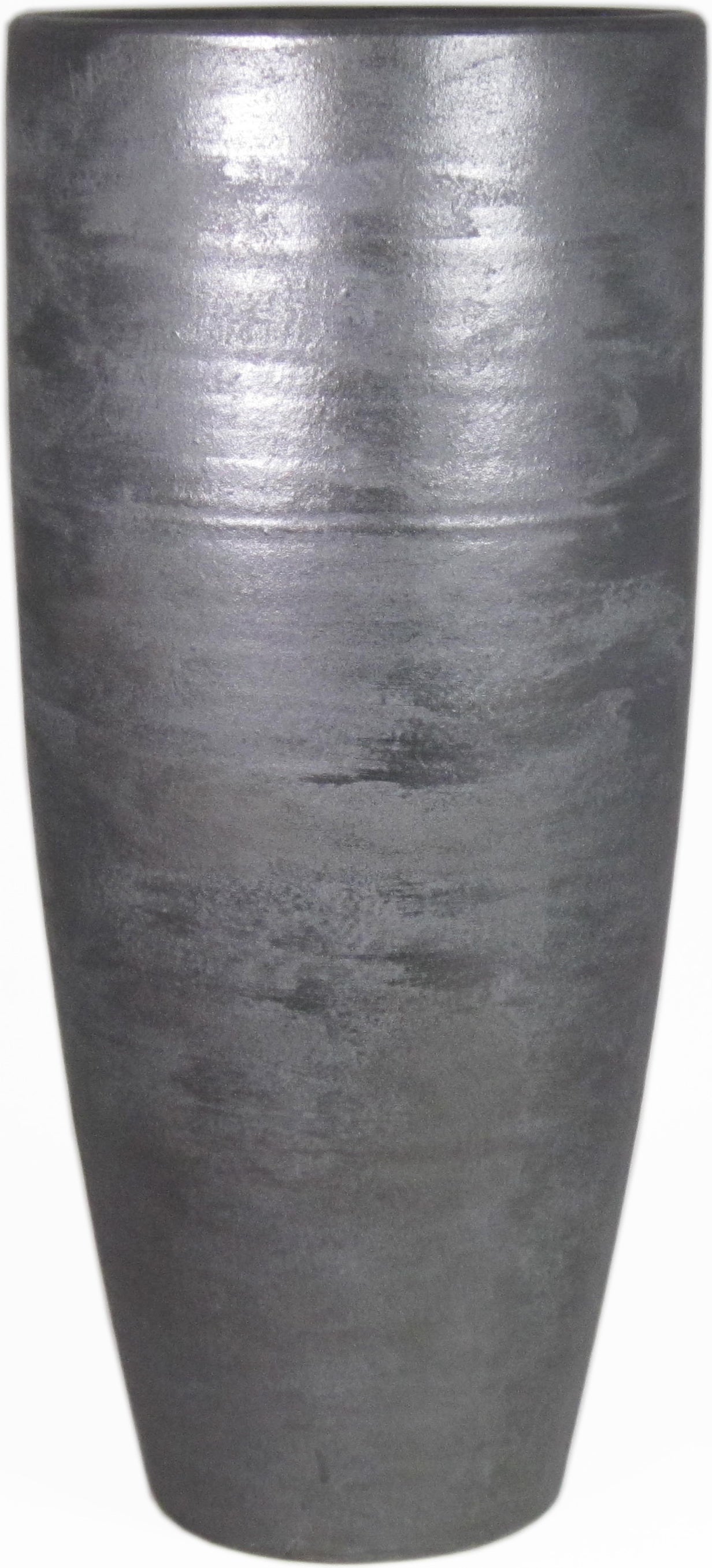 Bela Arte bloempot Moura zwart D 32 H 70 cm