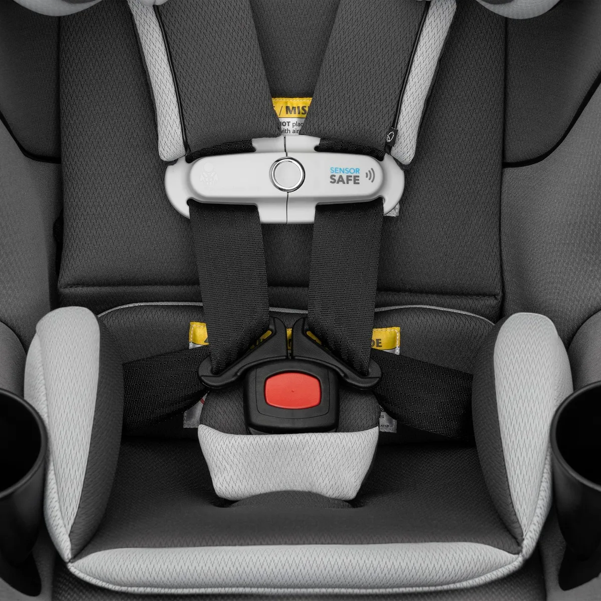 Evenflo Siège d’Auto 2-en-1 Rotatif Slim Revolve 360 GOLD avec SensorSafe - Gris Perle