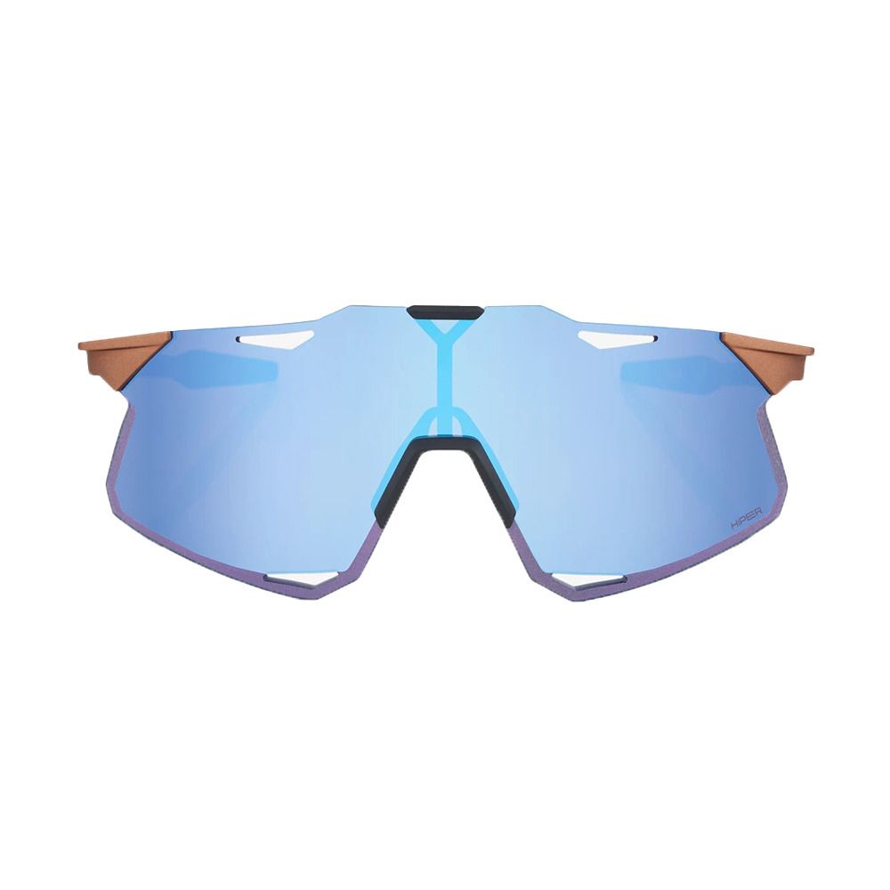 100 percent HYPERCRAFT - Lunettes de soleil matte cooper chromium/hiper blue multilayer mirror