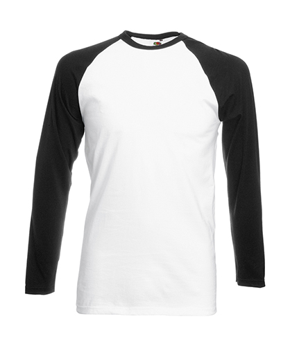 Fruit of the Loom 61-028-0 - T-Shirt Manches Longues Homme Baseball
