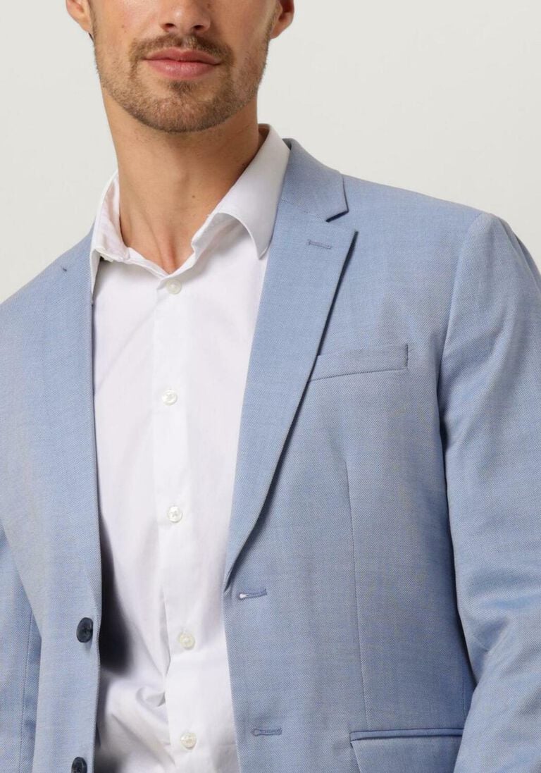 SELECTED HOMME lichtblauwe selected homme colbert slhslim-cedric structure blz noos