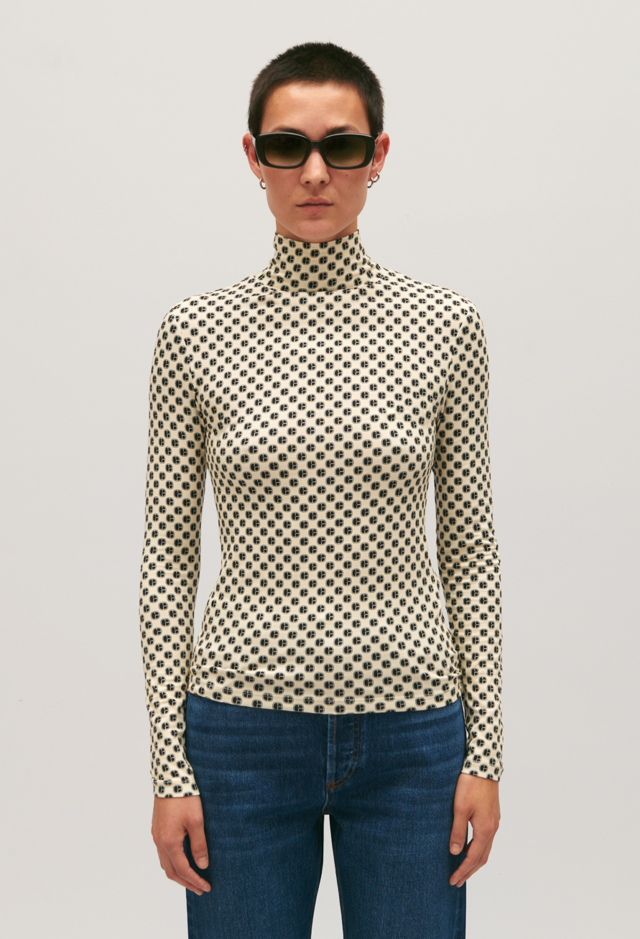Pull imprime monogramme CP