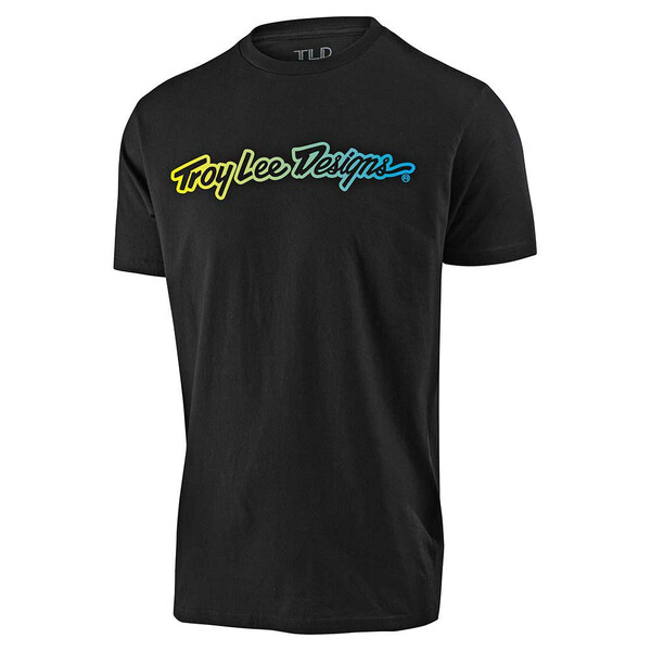 Troy Lee Designs - T-shirt enfant Signature Youth Noir