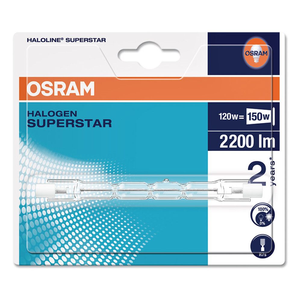 LYSPÆRE OSRAM HALOLINE ECO SUPERSTAR 120W 2250LM R7S