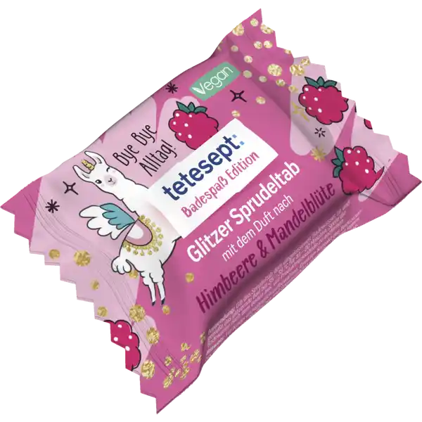 Glitzer Sprudeltab