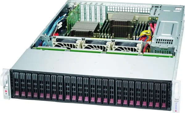 Supermicro SC216 BE1C4-R1K23LPB - Rack-monterbar 2U - forstærket forlænger ATX - SATA/SAS - hot-swap 1200 Watt - sort