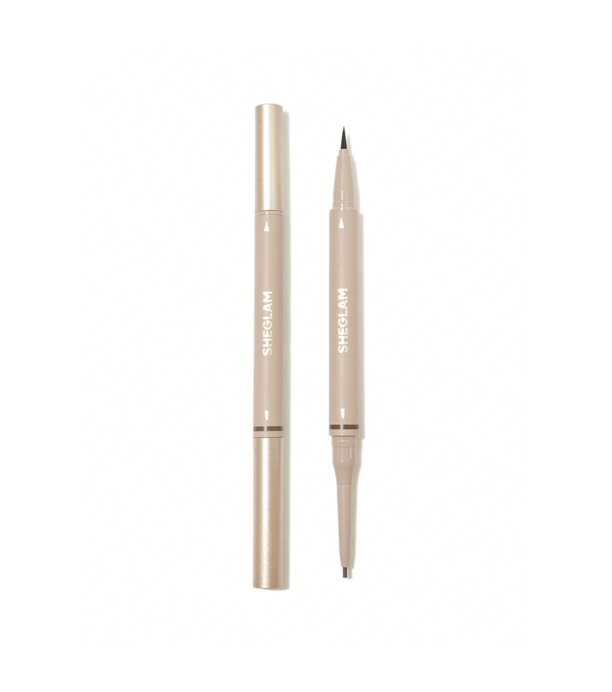 SHEGLAM - Lápis de Sobrancelha 2 em 1 Brows On Demand - Taupe