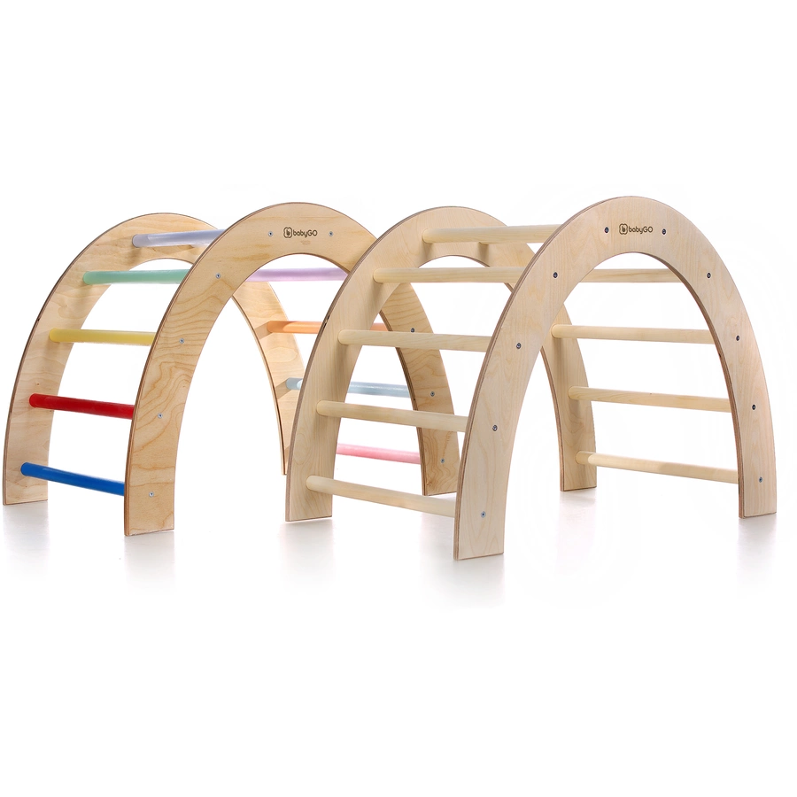babyGO Kletterbogen XXL Woodland, natur