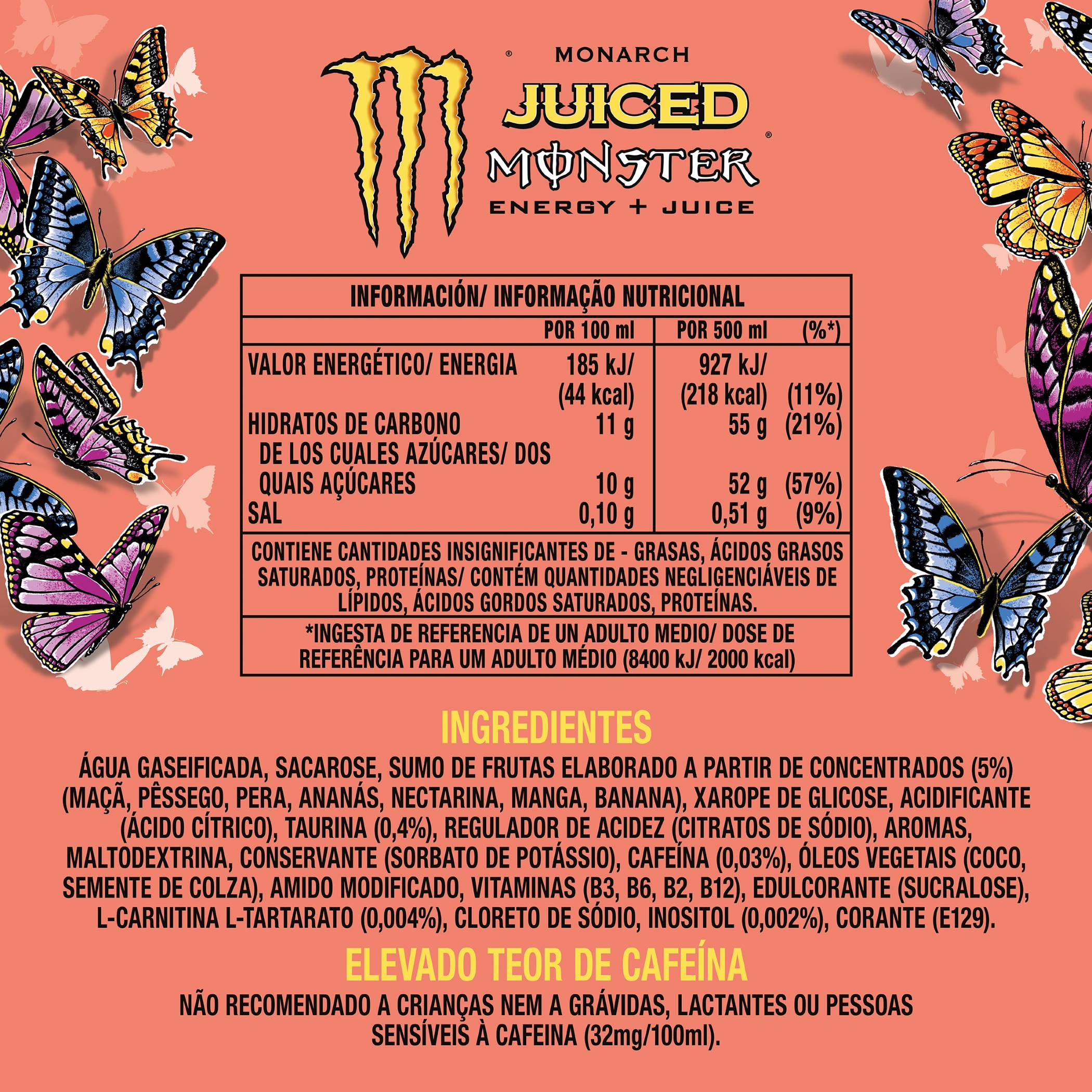 BEBIDA MONSTER ENERGÉTICA MONARCH 0.50L