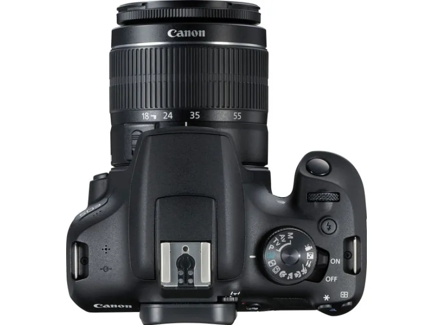 Canon EOS 2000D - Digitalkamera - SLR - 24.1 MP - APS-C - 1080p / 30 fps - 3x optisk zoom EF-S 18-55 mm IS II objektiv - Wi-Fi, NFC