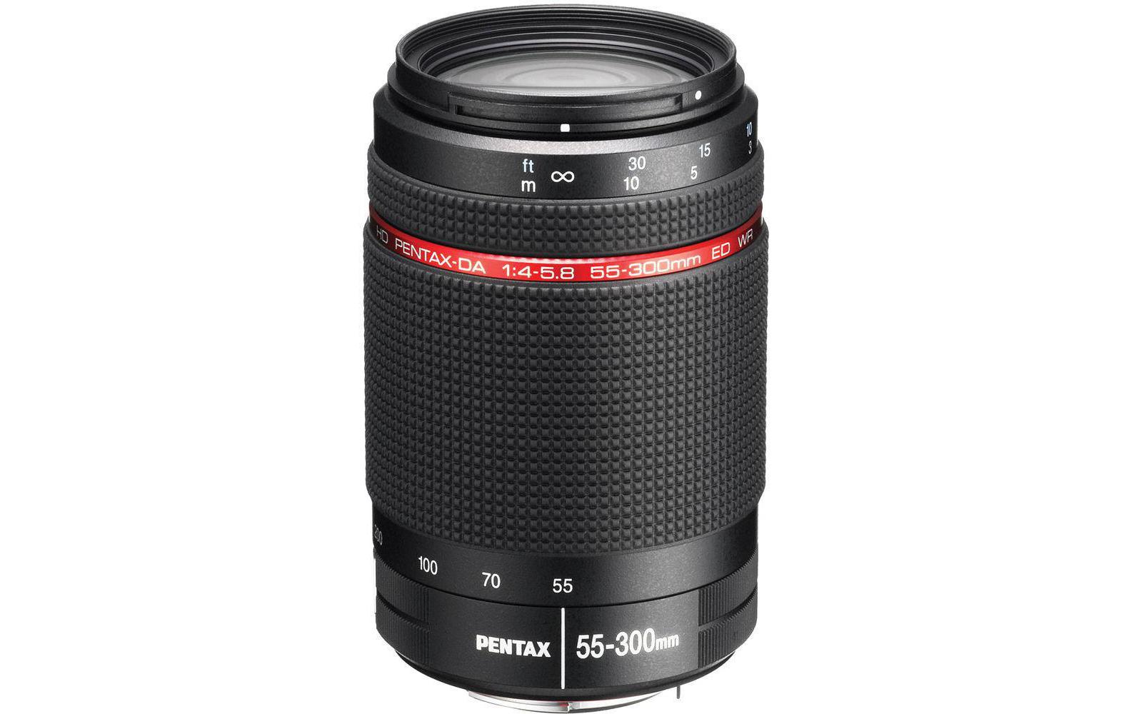 Zoomobjektiv DA HD 55-300mm F/4.0-5.8 ED WR Pentax K<br>Universelles Telezoom in wetterfester Ausstattung