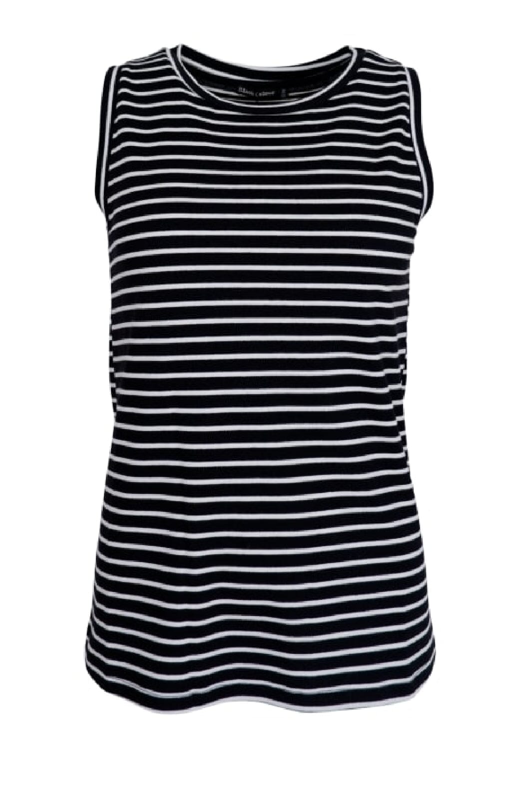 Black Colour Bcsailor Striped Tank Top