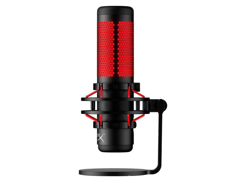 HyperX Mikrofon QuadCast Gaming-Mikrofon mit LED Anzeige