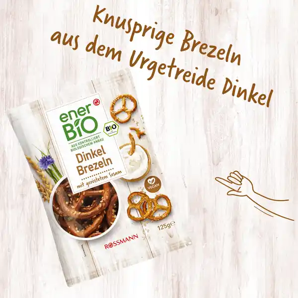 Dinkel Brezeln