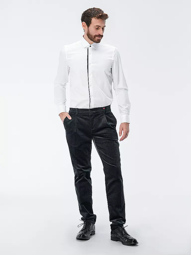 OLYMP LEVEL FIVE Hemd Body Fit weiss