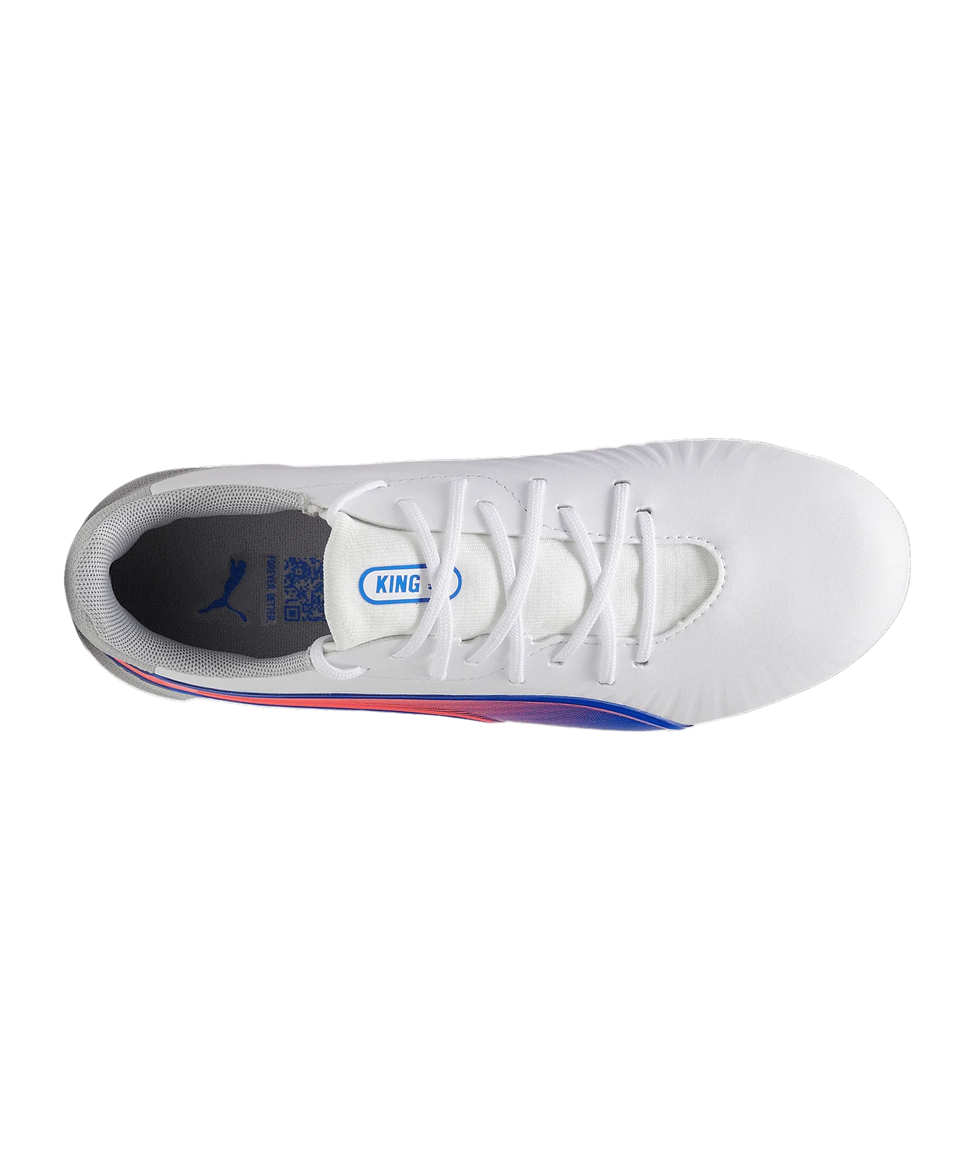 PUMA KING Match FG/AG Formula Jr Kids Weiss Blau F02