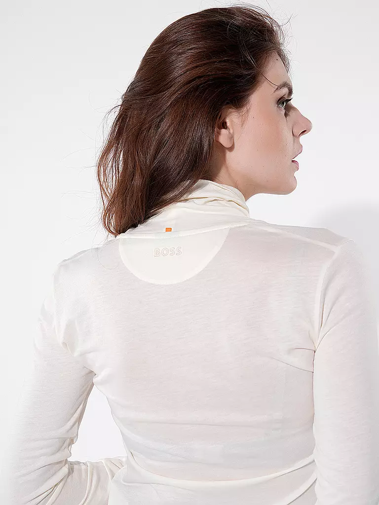 BOSS Rollkragenshirt EMERIE creme