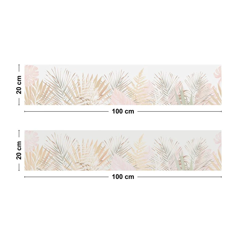 Crédence cuisine Bandeau ALU lot de 2 L100xH 20cm - GAÏA 99deco