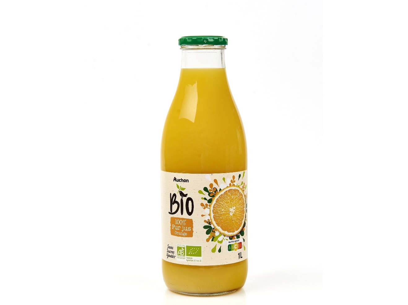 SUMO AUCHAN BIO LARANJA 1L