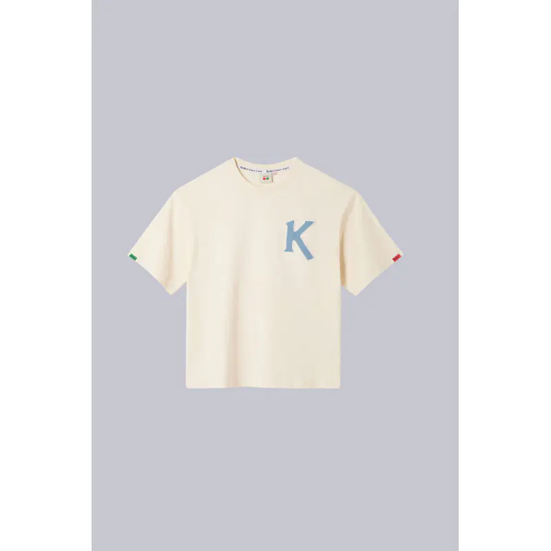 ORGANIC BIG-K TSHIRT CRÈME TS MANCHE COURTE Coton biologique No Gender