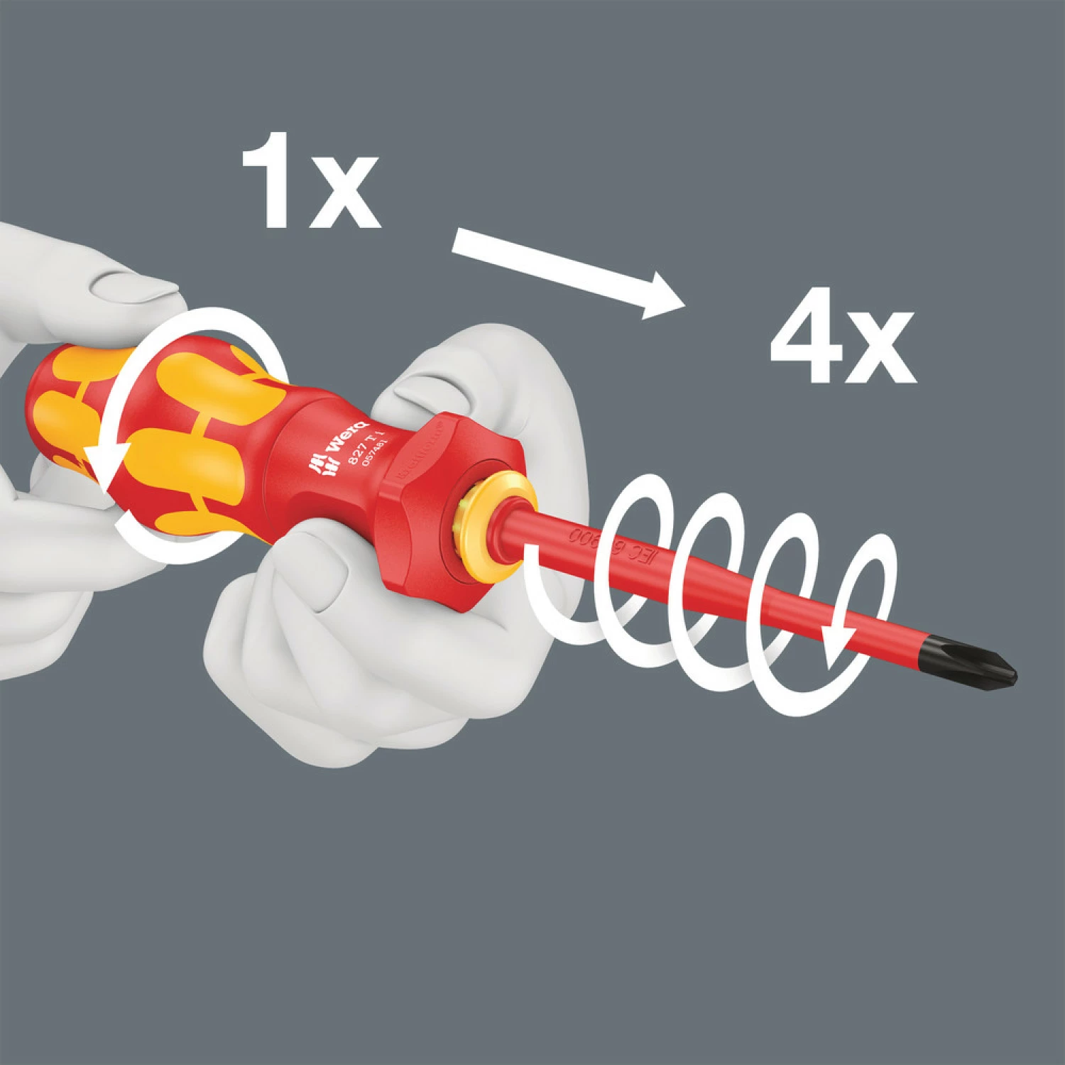 Wera 05006640001 16-delig Kraftform Kompakt Turbo i 1 tool finder Schroevendraaierset