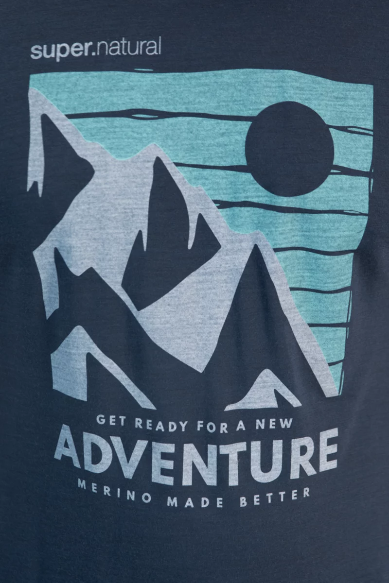 super.natural Mountain Adventure Merino Herren T-Shirt