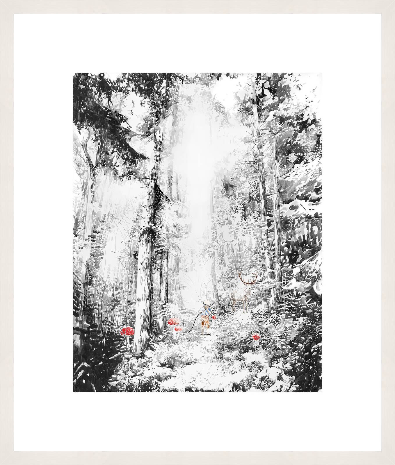 Winter Forest by Malgosia Jankowska - Limited Edition. Edition of: 100. Signed.