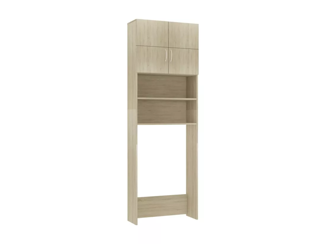 Meuble de machine à laver Chêne Sonoma Bois d'ingénierie