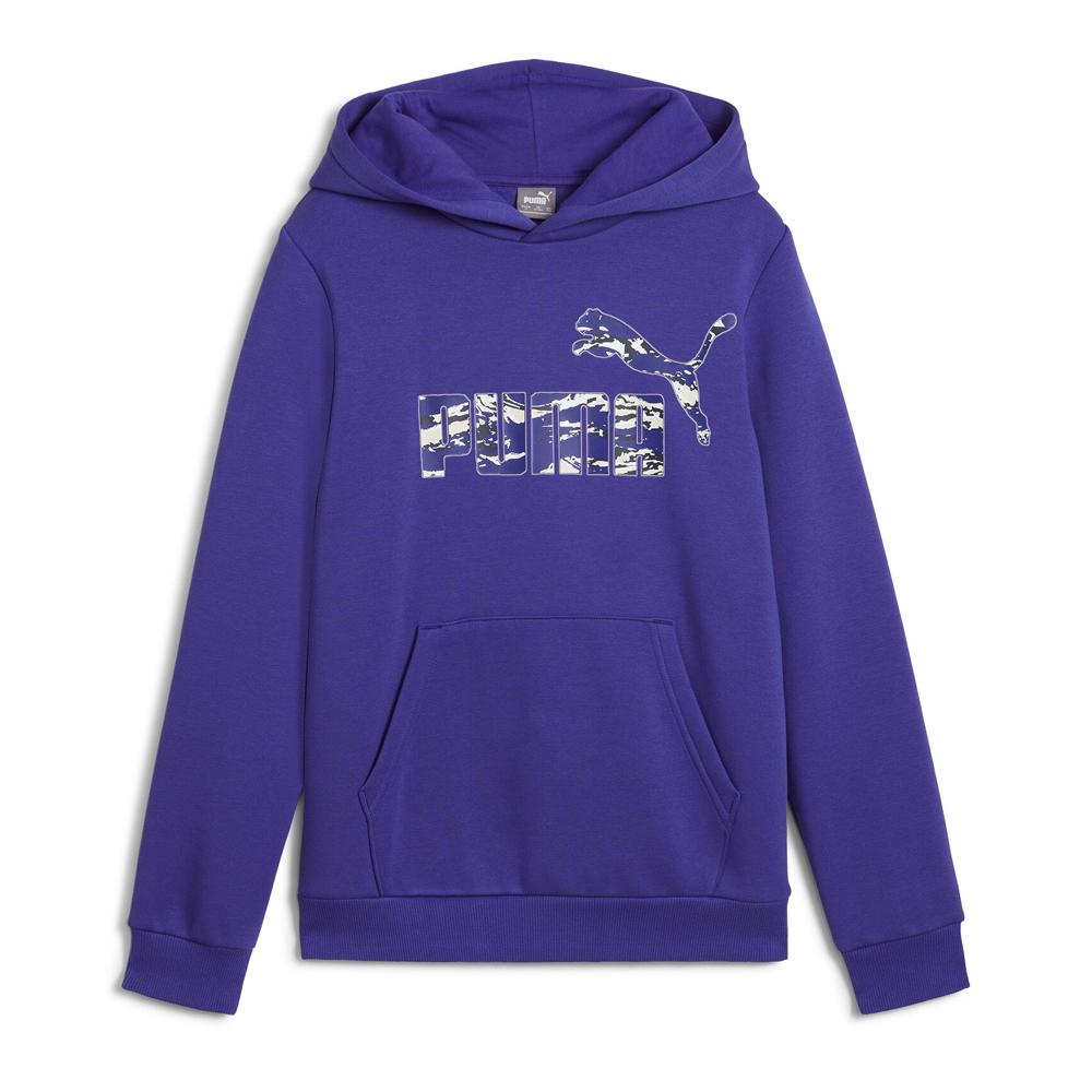 Puma Sweat à Capuche Violet Garçon Puma Ess+ Camo